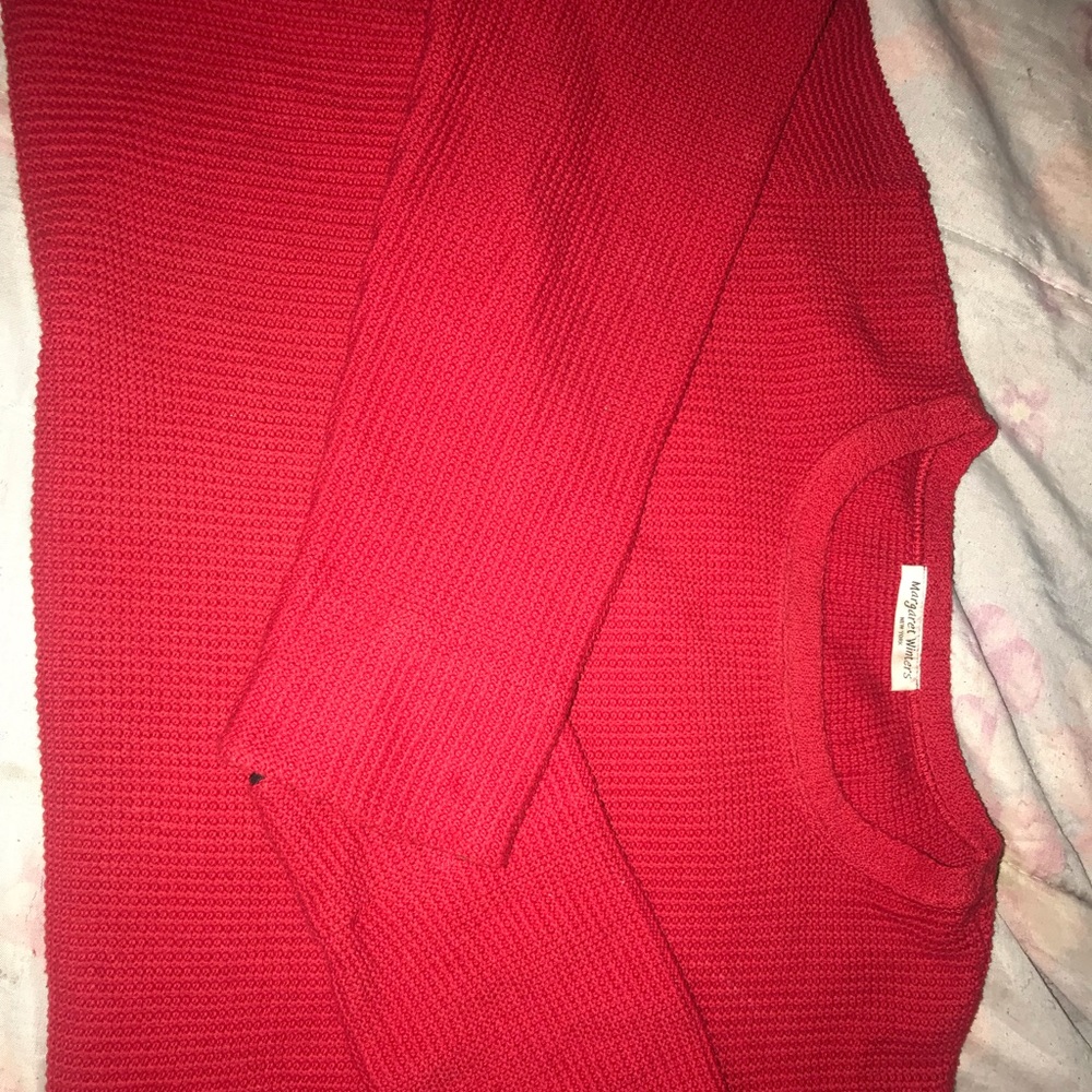 Margaret Winters Red Sweater